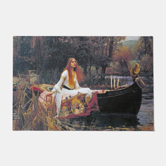 The Lady of Shalott, John William Waterhouse Deurmat (Voorkant)