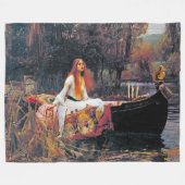 The Lady of Shalott, John William Waterhouse Fleece Deken (Voorkant (Horizontaal))