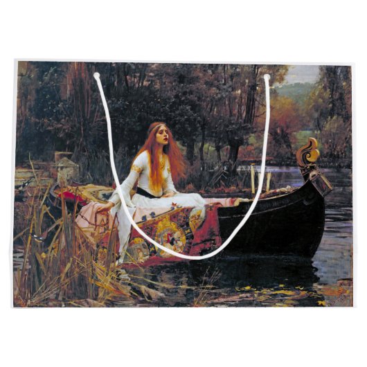 The Lady of Shalott, John William Waterhouse Groot Cadeauzakje (Achterkant)