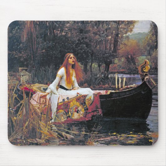 The Lady of Shalott, John William Waterhouse Muismat (Voorkant)