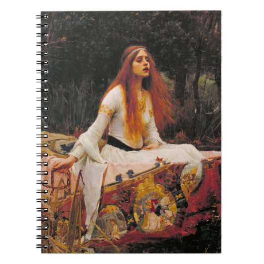 The Lady of Shalott John William Waterhouse Notitieboek (Voorkant)