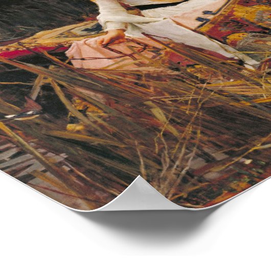 The Lady of Shalott John William Waterhouse Poster (Hoek)