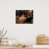 The Lady of Shalott John William Waterhouse Poster (Keuken)