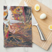 The Lady of Shalott, John William Waterhouse Theedoek (Quarter Fold)