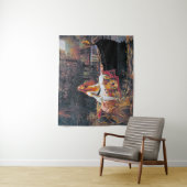 The Lady of Shalott, John William Waterhouse Wandkleed (In situ)
