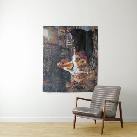 The Lady of Shalott, John William Waterhouse Wandkleed (In situ)