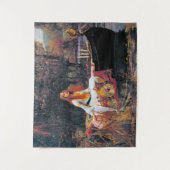 The Lady of Shalott, John William Waterhouse Wandkleed (Voorkant)