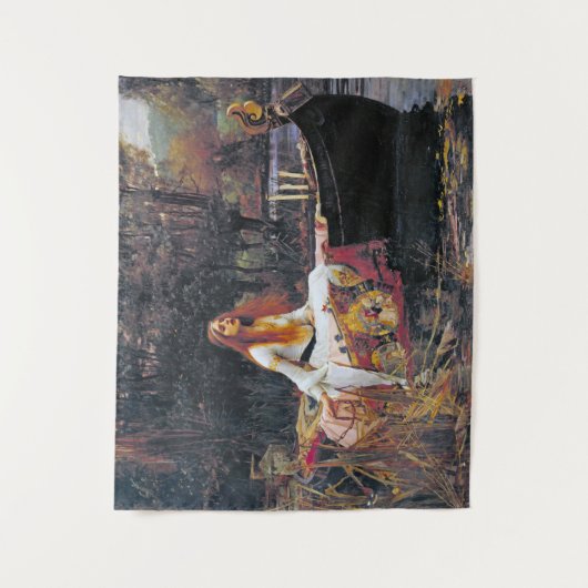 The Lady of Shalott, John William Waterhouse Wandkleed (Voorkant)