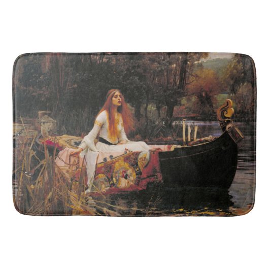 The Lady of Shalott (Medieval Beauty) Badmat (Voorkant)