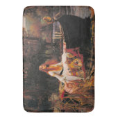 The Lady of Shalott (Medieval Beauty) Badmat (Voorkant Verticaal)