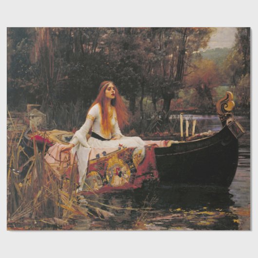 The Lady of Shalott (Medieval Beauty) Cadeaupapier (Vlak)