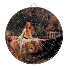 The Lady of Shalott (Medieval Beauty) Dartbord