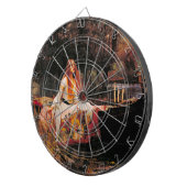 The Lady of Shalott (Medieval Beauty) Dartbord (Voorkant Rechts)