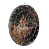 The Lady of Shalott (Medieval Beauty) Dartbord (Voorkant Links)