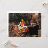 The Lady of Shalott (Medieval Beauty) Kaart (Voorkant / Achterkant in situ)