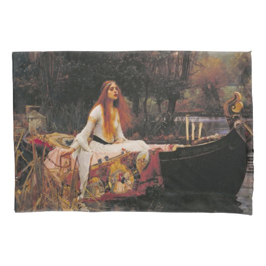 The Lady of Shalott (Medieval Beauty) Kussensloop (Voorkant-Links)