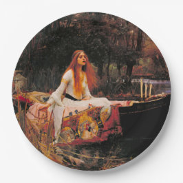 The Lady of Shalott (Medieval Beauty) Papieren Bordje