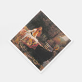 The Lady of Shalott (Medieval Beauty) Servet (Hoek)