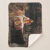 The Lady of Shalott (Medieval Beauty) Sherpa Deken (Voorkant)