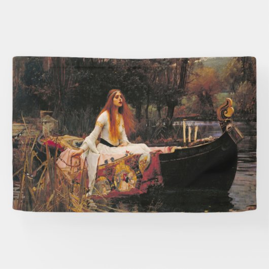 The Lady of Shalott (Medieval Beauty) Spandoek (Horizontaal)