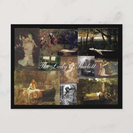 The Lady of Shalott Mosaic - Briefkaart (Voorkant)