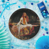 The Lady of Shalott Papieren Bordje (Feest)