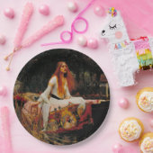 The Lady of Shalott Papieren Bordje (Feest)