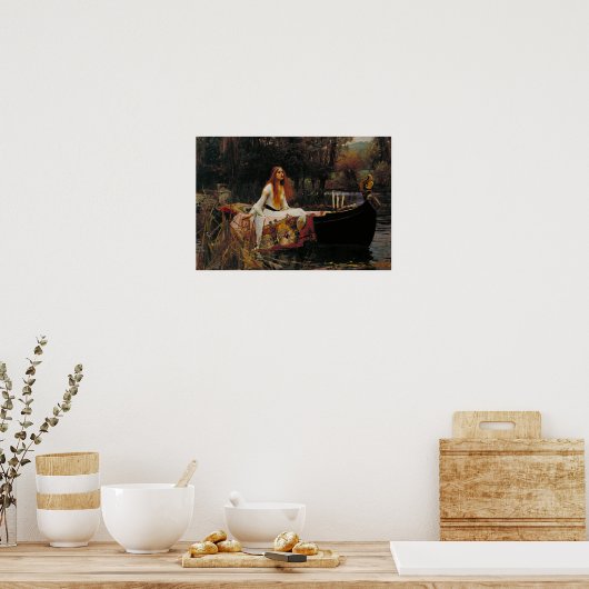 The Lady of Shalott Poster (Keuken)