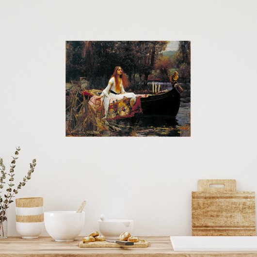 The Lady of Shalott Poster (Keuken)