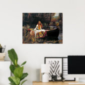The Lady of Shalott Poster (Thuiskantoor)
