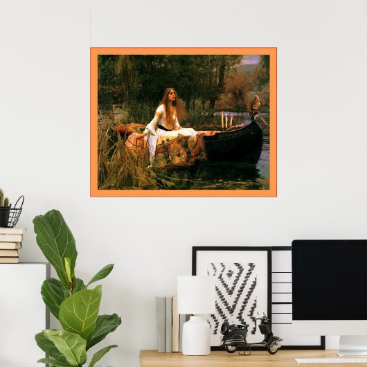 The Lady of Shalott Poster (Thuiskantoor)