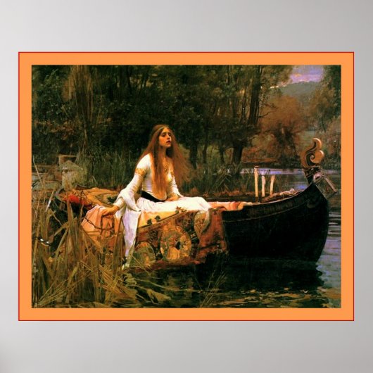 The Lady of Shalott Poster (Voorkant)