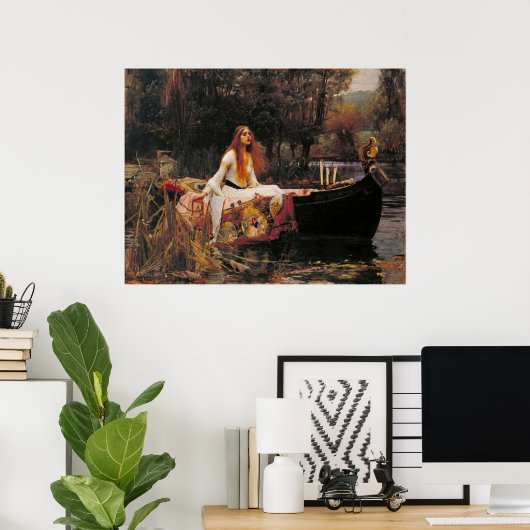 The Lady of Shalott Poster (Thuiskantoor)