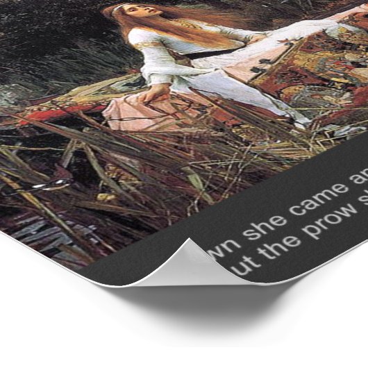 The Lady of Shalott print (Hoek)