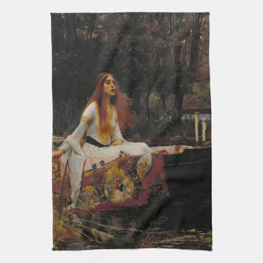The Lady of Shalott Theedoek (Verticaal)