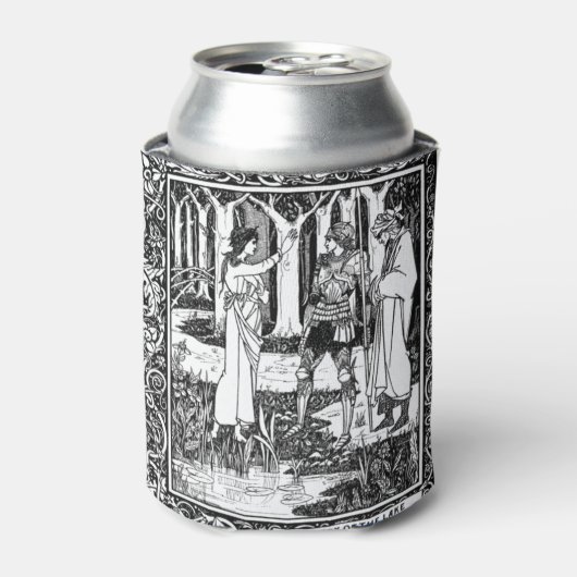 The Lady of the Lake, door Aubrey Beardsley- HD Blikjeskoeler (Blikje Voorkant)