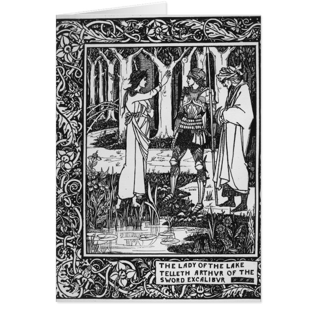 The Lady of the Lake telleth Arthur (Voorkant)