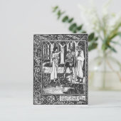 The Lady of the Lake telleth Arthur Briefkaart (Staand voorkant)