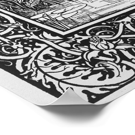 The Lady of the Lake telleth Arthur Poster (Hoek)