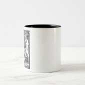 The Lady of the Lake, van Aubrey Beardsley-HD Tweekleurige Koffiemok (Center)