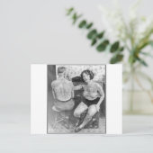 The Lady Tattoo Artist Briefkaart (Staand voorkant)