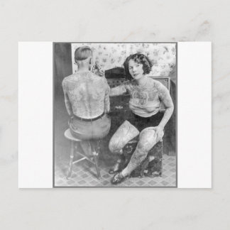 The Lady Tattoo Artist Briefkaart