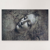 The Lady with Disheveled Hair, Leonardo da Vinci Legpuzzel (Horizontaal)