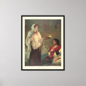 The Lady with the Lamp (Florence Nightingale) Canvas Afdruk (Voorkant)