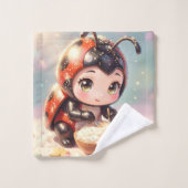 The Ladybug and the Hidden Nectar Kingdom.1 Bad Handdoek (Wasdoekje)