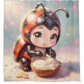 The Ladybug and the Hidden Nectar Kingdom.1 Douchegordijn (Voorkant)