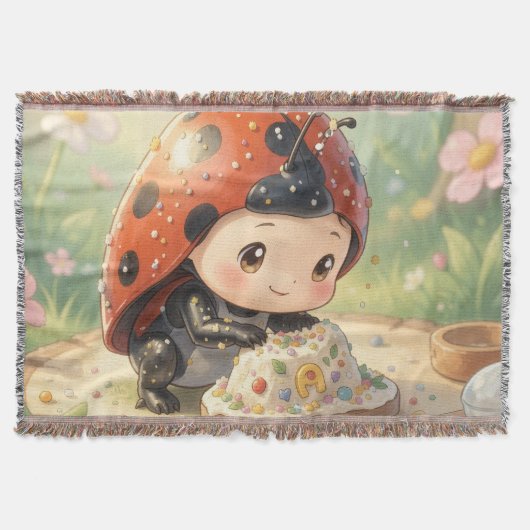 The Ladybug and the Hidden Nectar Kingdom Deken (Voorkant)