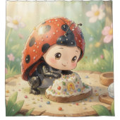 The Ladybug and the Hidden Nectar Kingdom Douchegordijn (Voorkant)