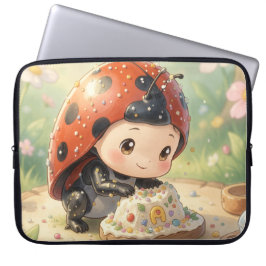 The Ladybug and the Hidden Nectar Kingdom Laptop Sleeve