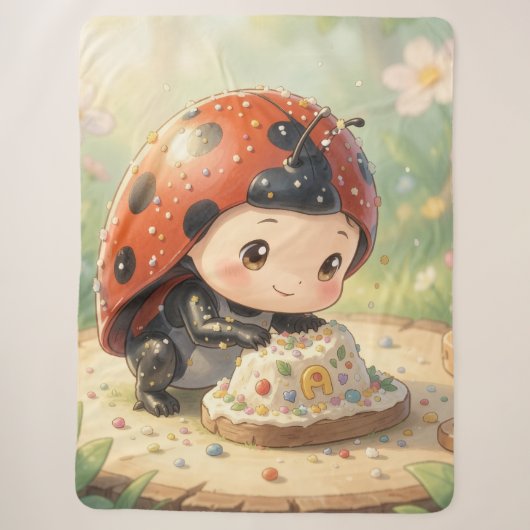 The Ladybug and the Hidden Nectar Kingdom Sherpa Deken (Voorkant)